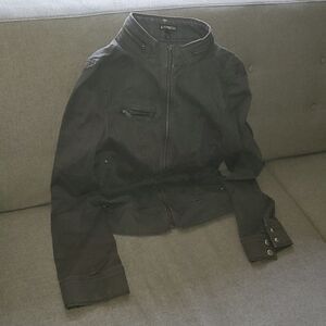 Express‎ zippered jacket grey size xs see notes